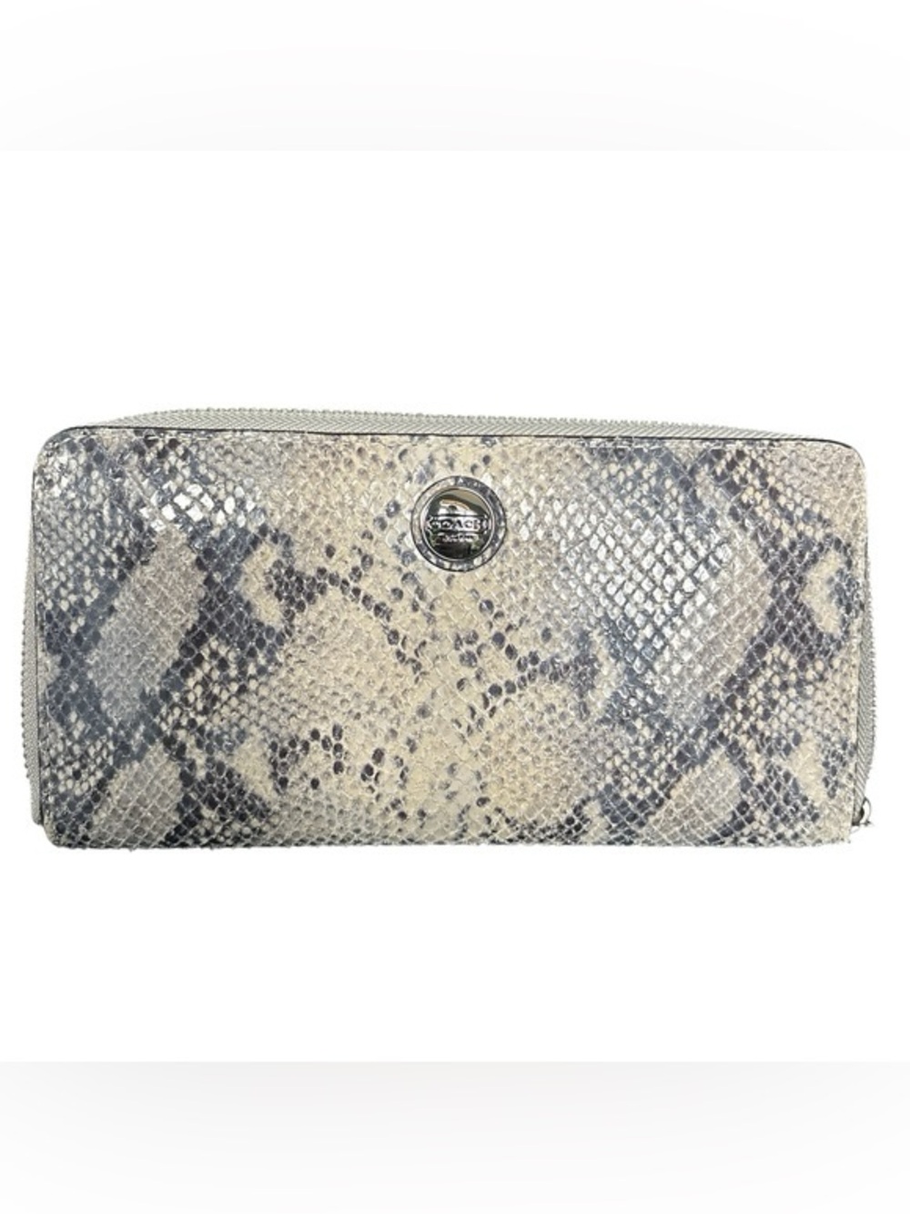 Coach Python Accordion Zip Wallet